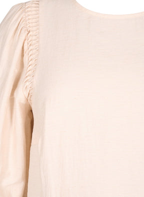 Zizzi Oline Blouse in Beige