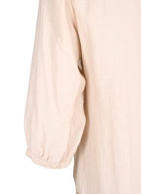 Zizzi Oline Blouse in Beige