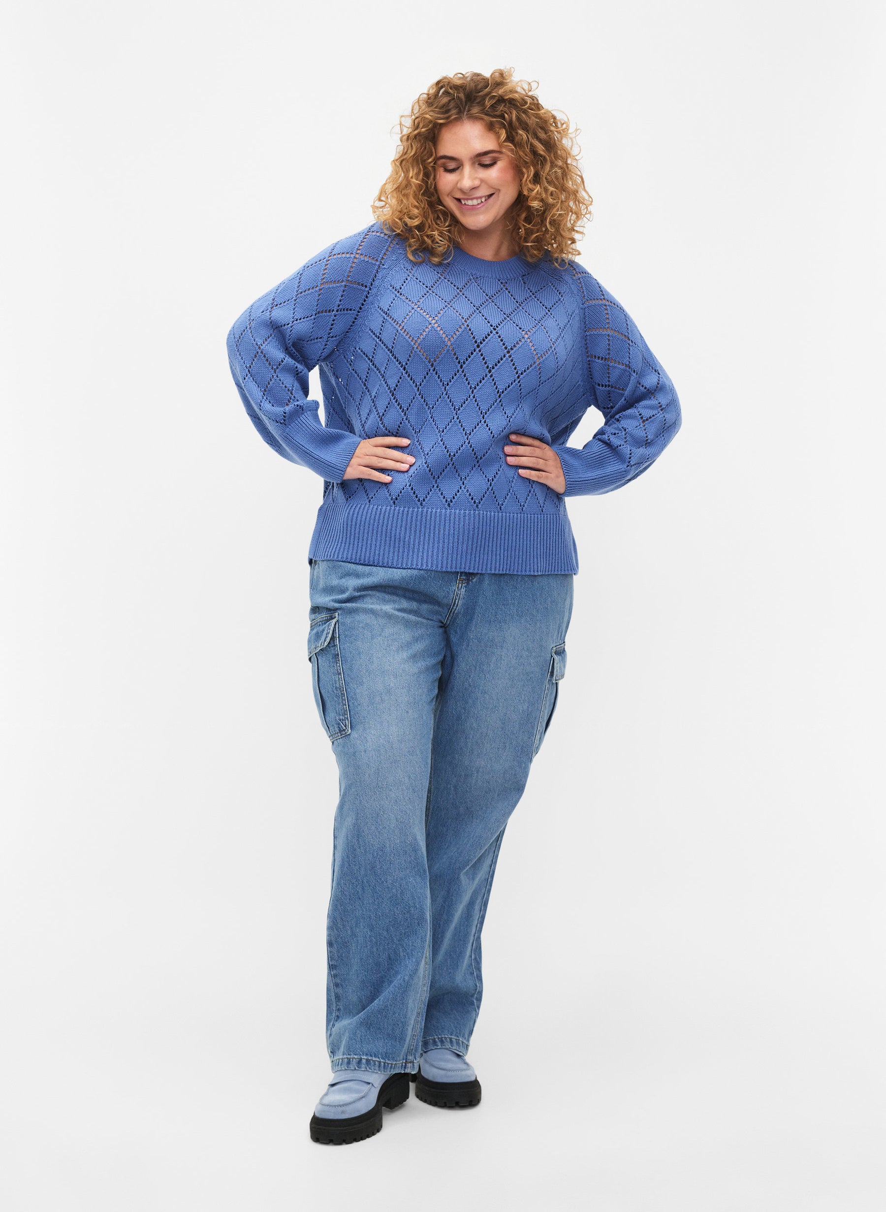 Zizzi Emmi Blue Pullover