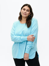 Zizzi Mella Pullover in Blue