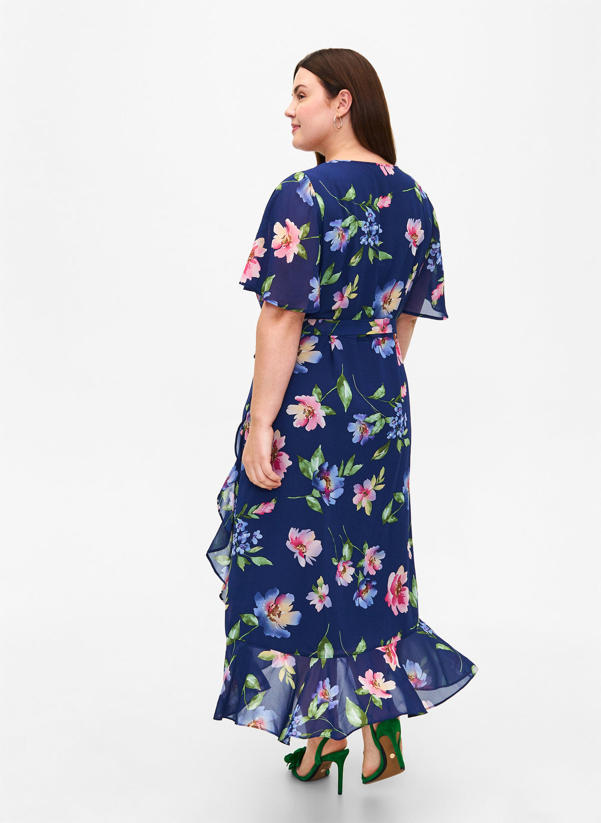 Zizzi Blueprint Flower Dress