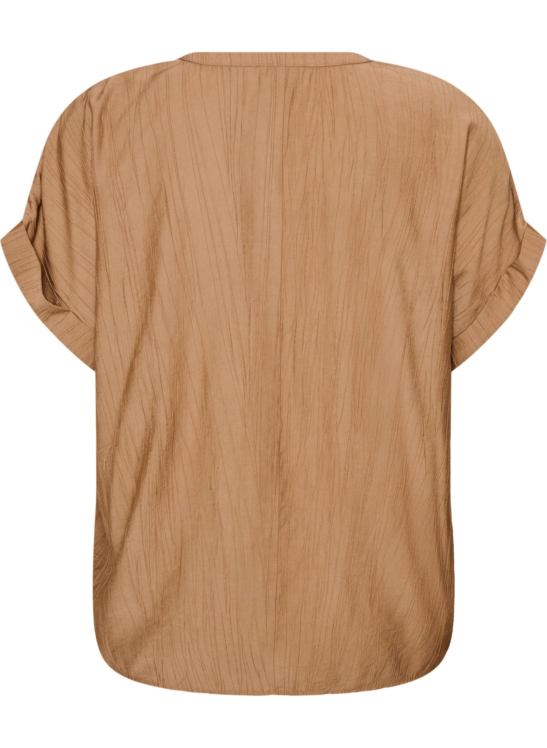 Zizzi Gippi Top in Coco Mocha