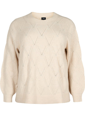 Zizzi Ziggi Beige Pullover