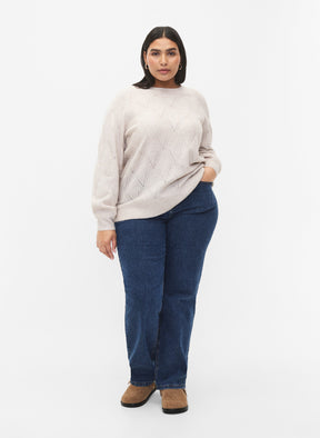 Zizzi Ziggi Beige Pullover