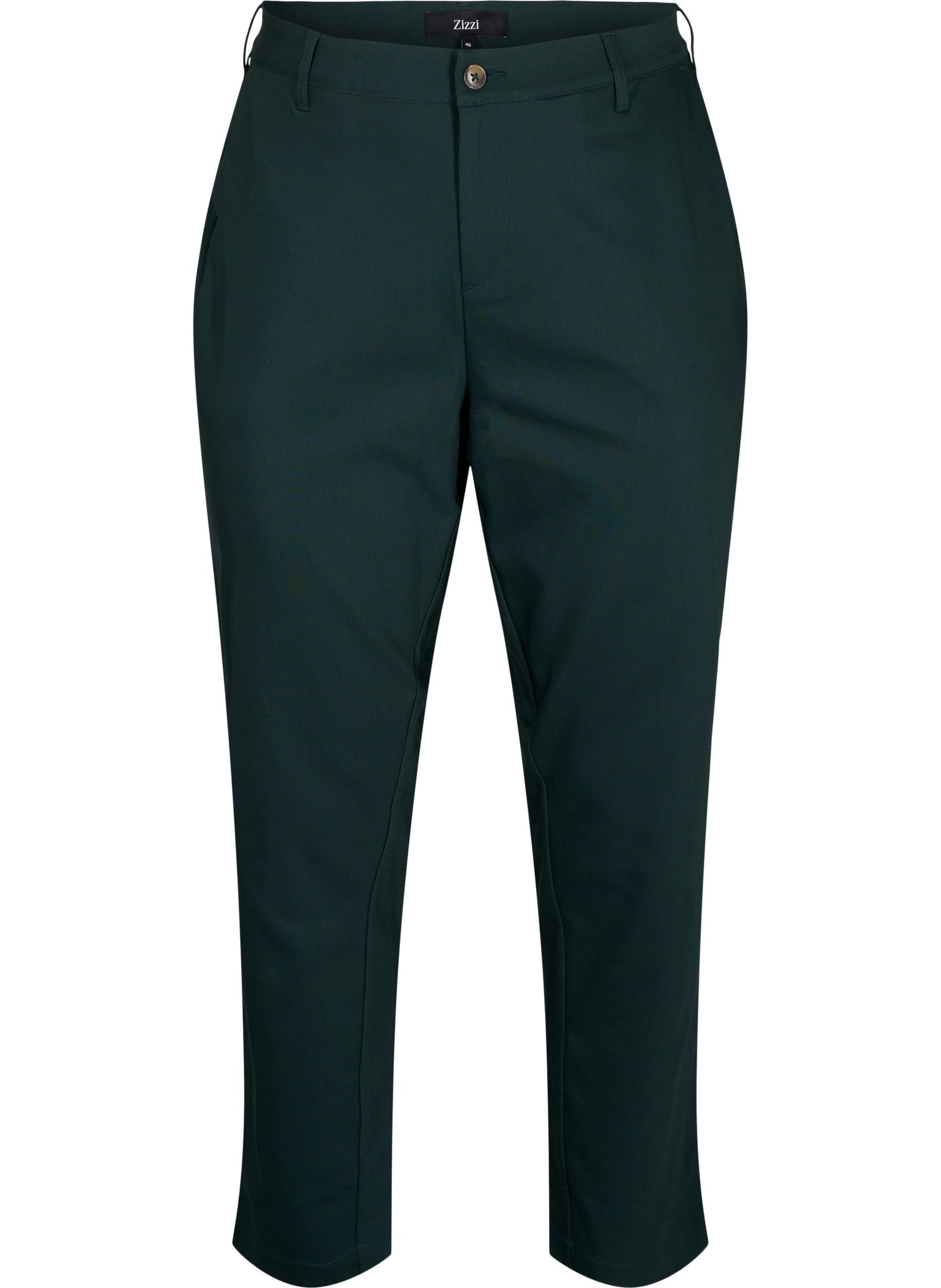 Zizzi Edith Trousers in Green