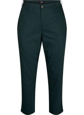 Zizzi Edith Trousers in Green