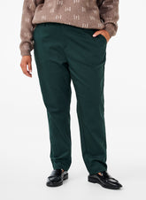 Zizzi Edith Trousers in Green
