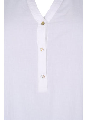 Zizzi River Blouse in White