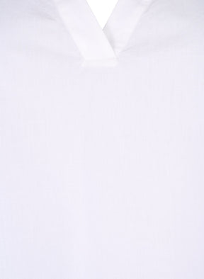 Zizzi Luka Sleeveless Top in White