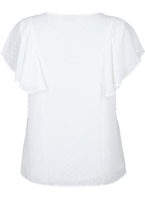 Zizzi Mhajar Blouse in White