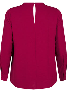 Zizzi Kamma Blouse in Red