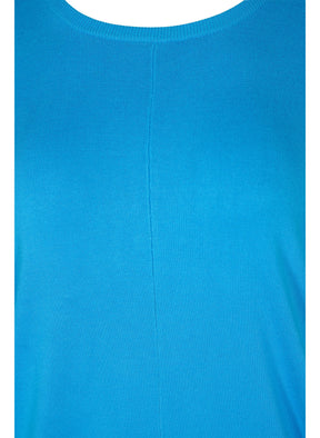 Zizzi Carrie Jumper in Blue