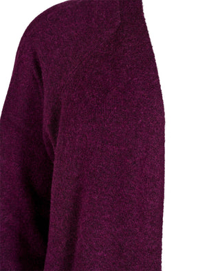 Zizzi Vista Cardigan in Purple