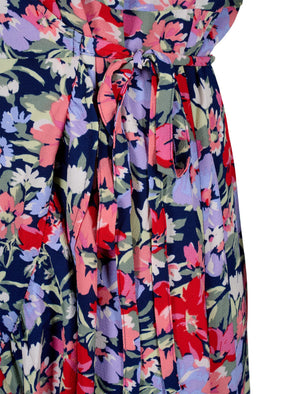 Zizzi Anni Floral Wrap Dress