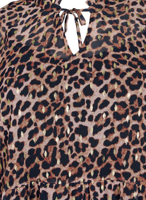 Zizzi Olivia Leopard Tunic