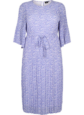 Zizzi Catherine Floral Lavender Dress