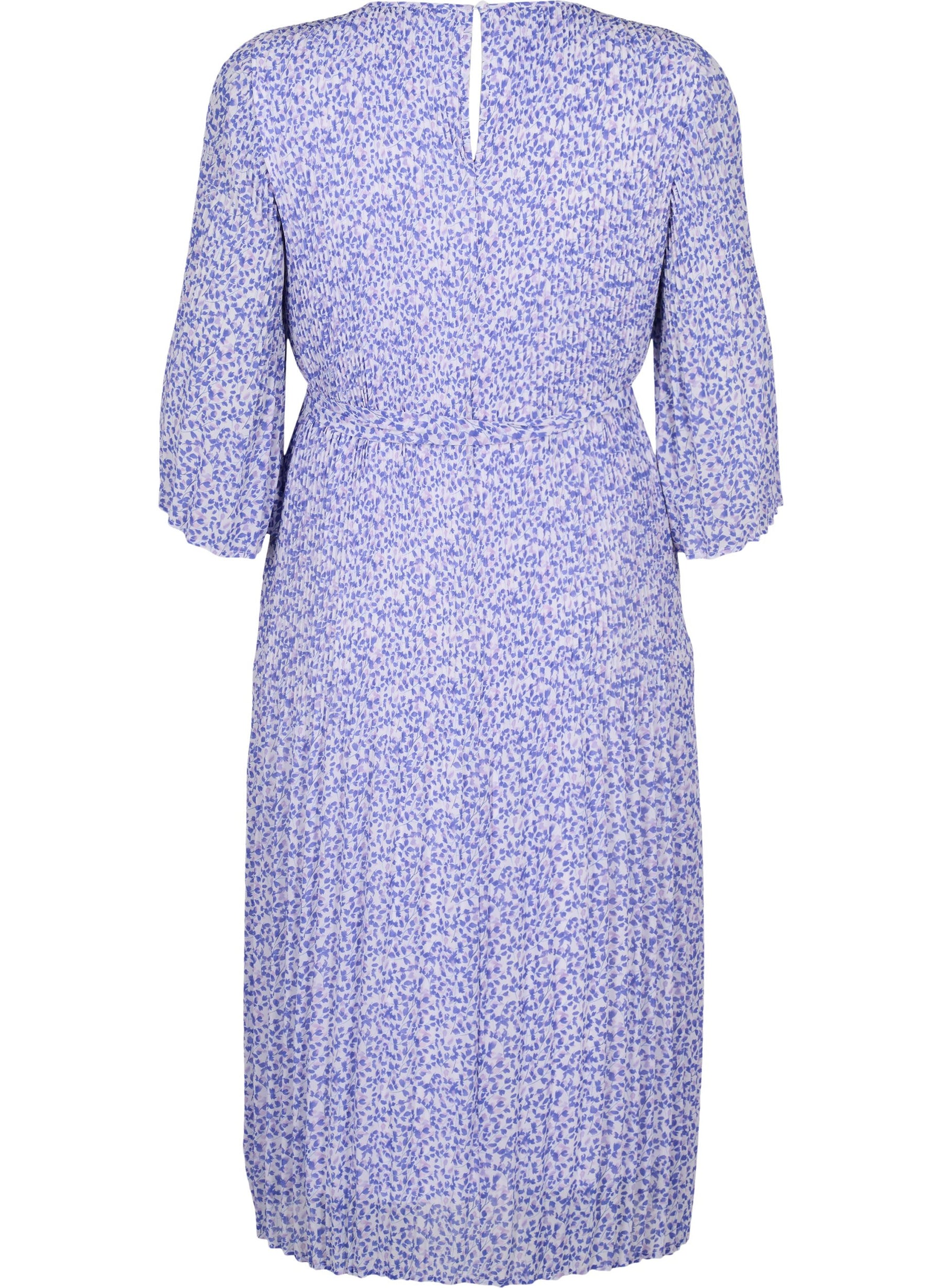 Zizzi Catherine Floral Lavender Dress