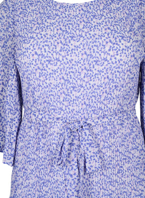 Zizzi Catherine Floral Lavender Dress