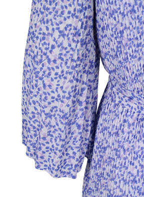 Zizzi Catherine Floral Lavender Dress