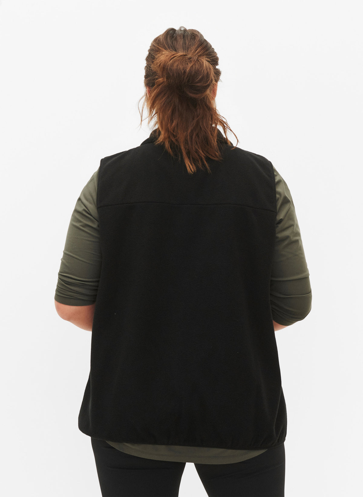 Zizzi Active Odi Waistcoat in Black
