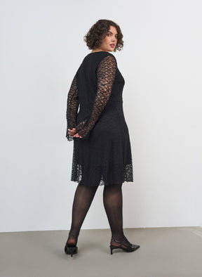 Zizzi Agasa Dress in Black 