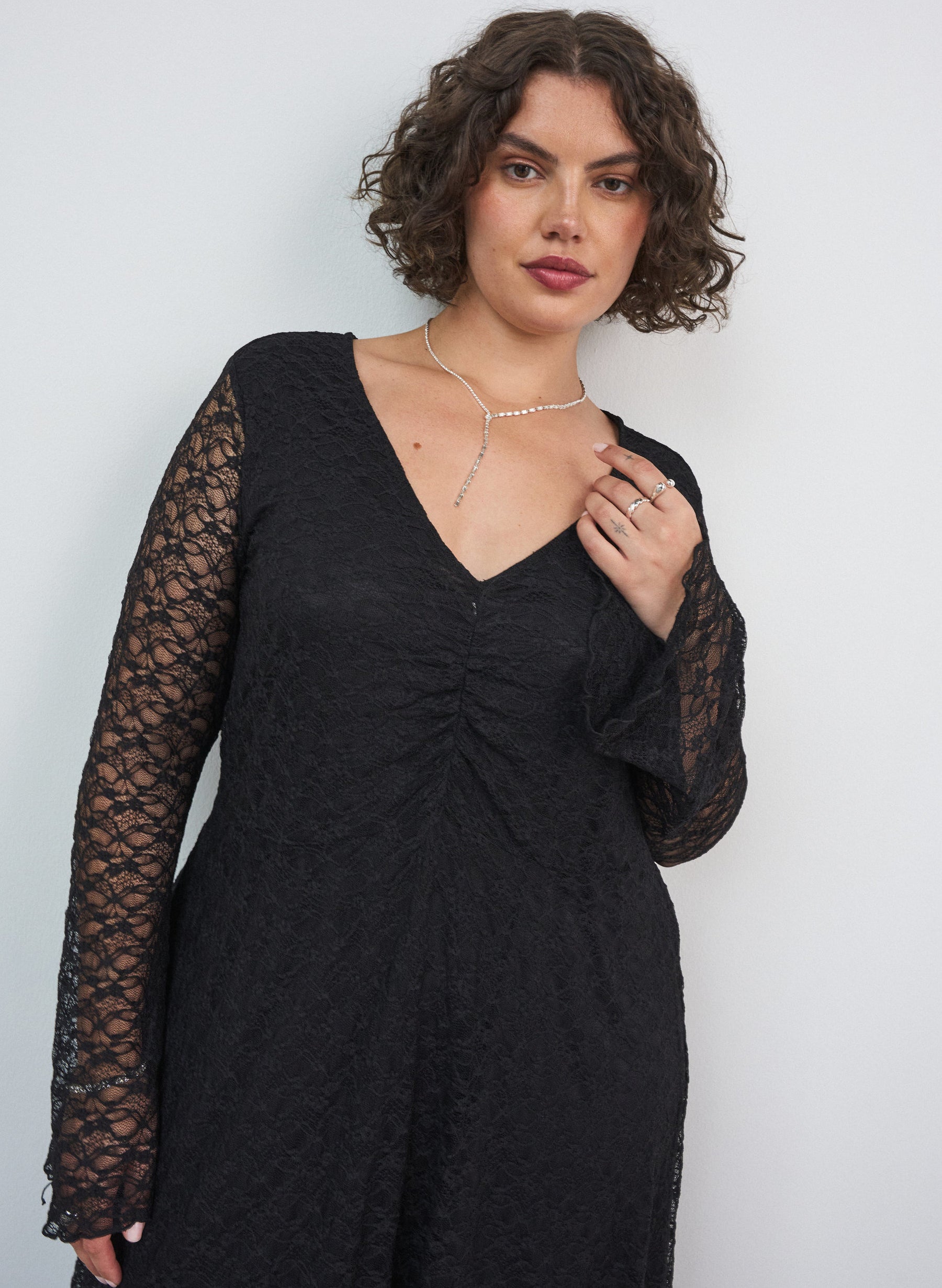 Zizzi Agasa Dress in Black 