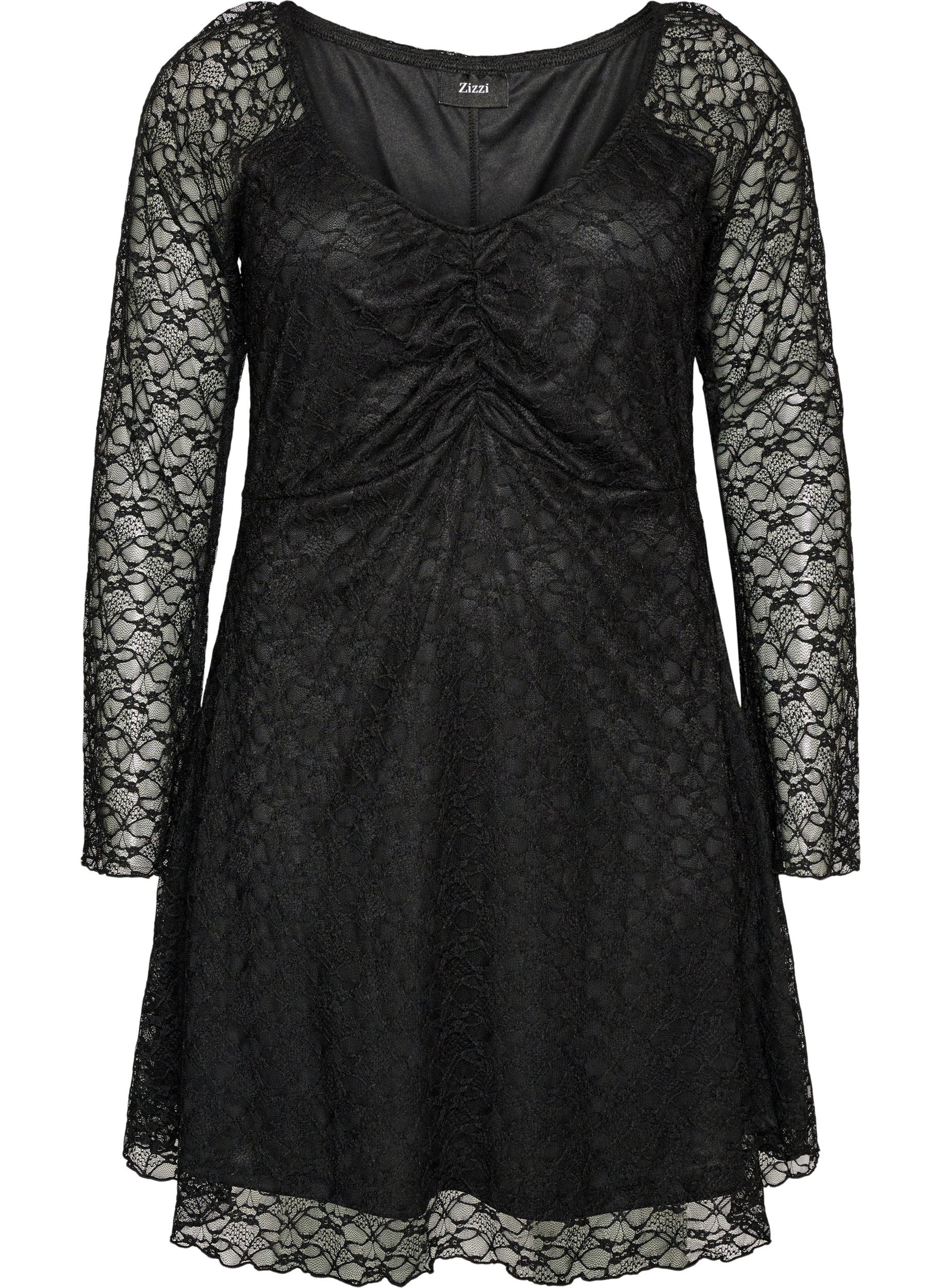 Zizzi Agasa Dress in Black 