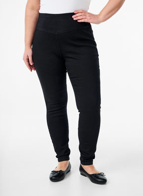 Zizzi Alma Jeggings in Black
