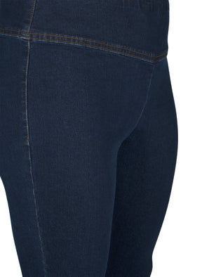 Zizzi Alma Jeggings in Dark Blue