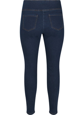 Zizzi Alma Jeggings in Dark Blue