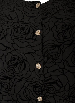 Zizzi Ana Blouse in Black 