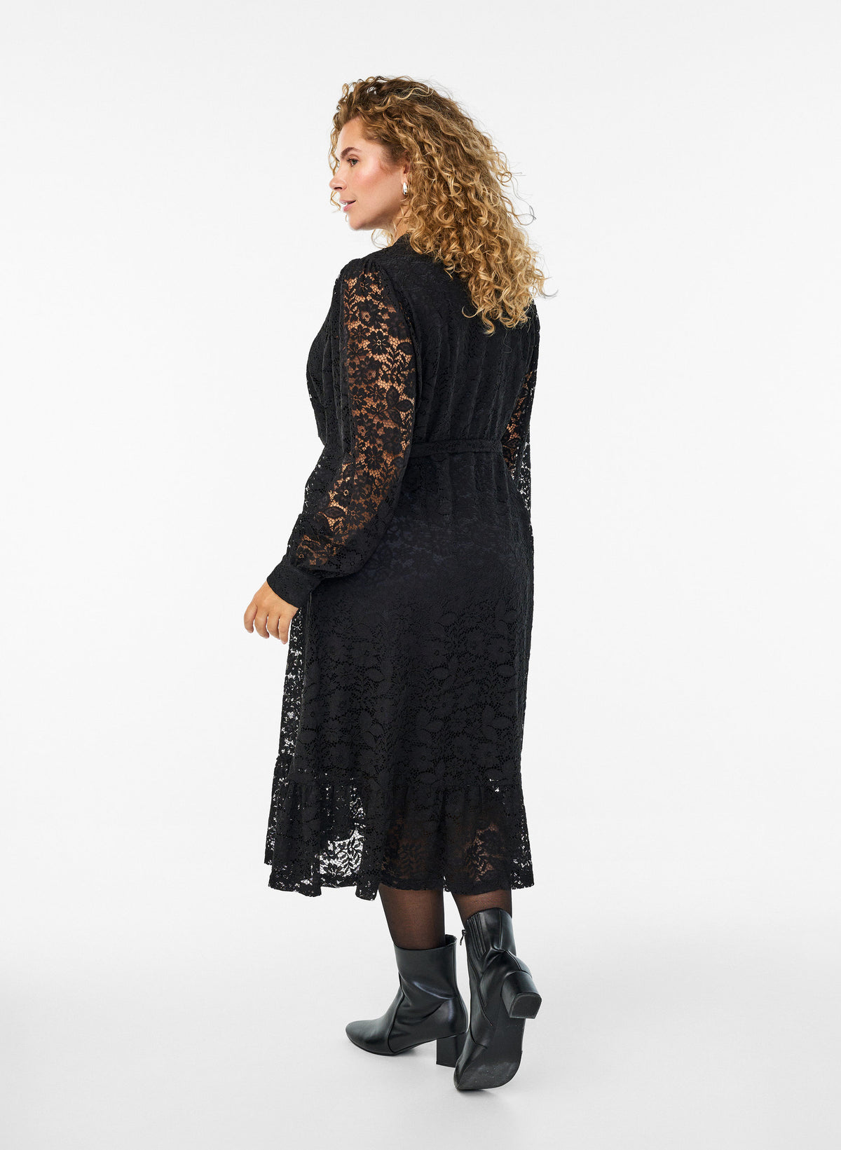 Zizzi Anna Dress in Black