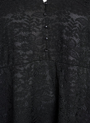 Zizzi Anna Dress in Black