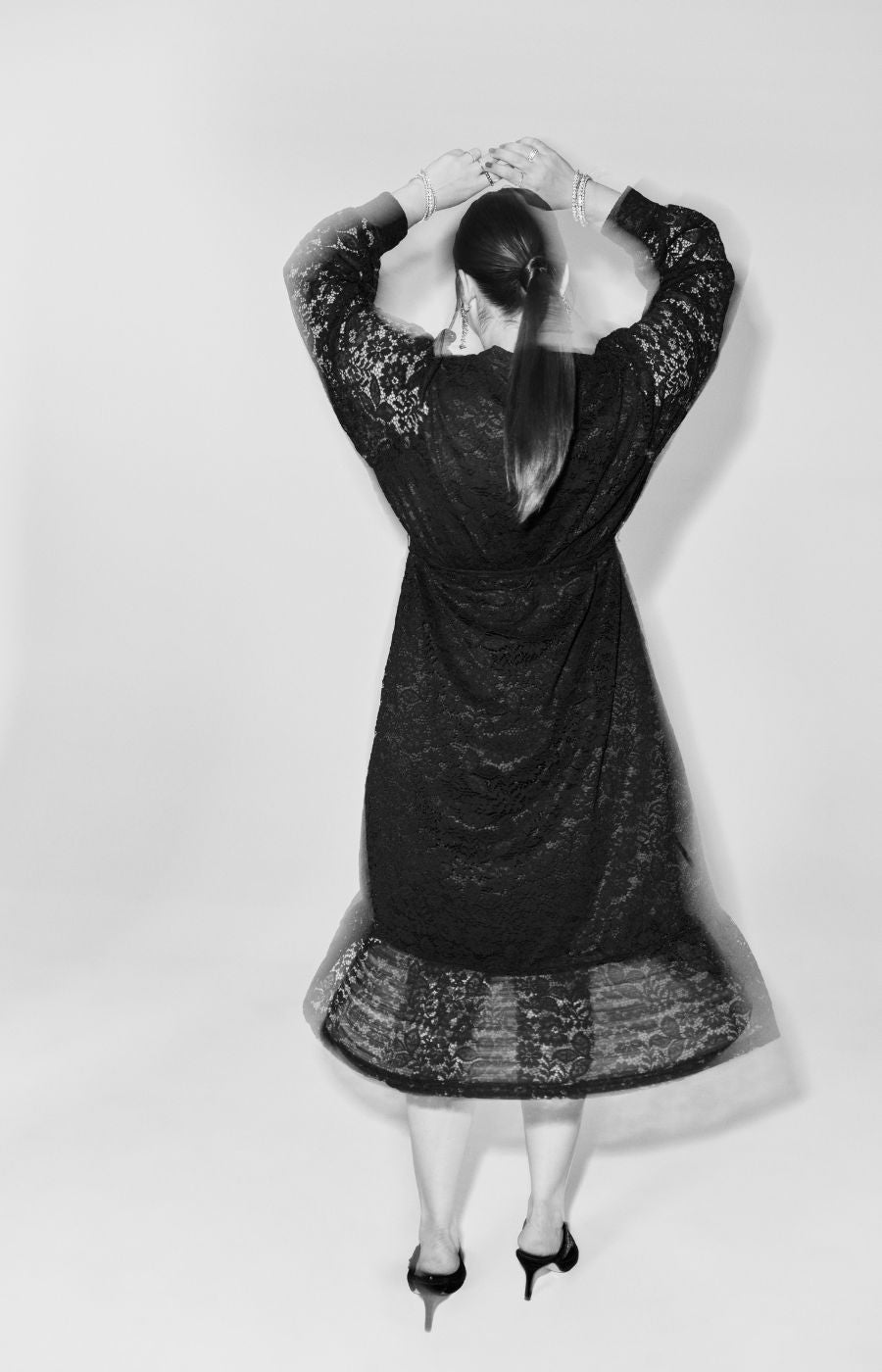Zizzi Anna Dress in Black