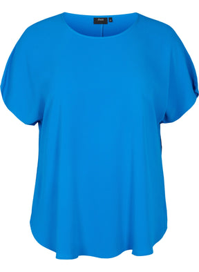 Zizzi Anni Blouse in Blue