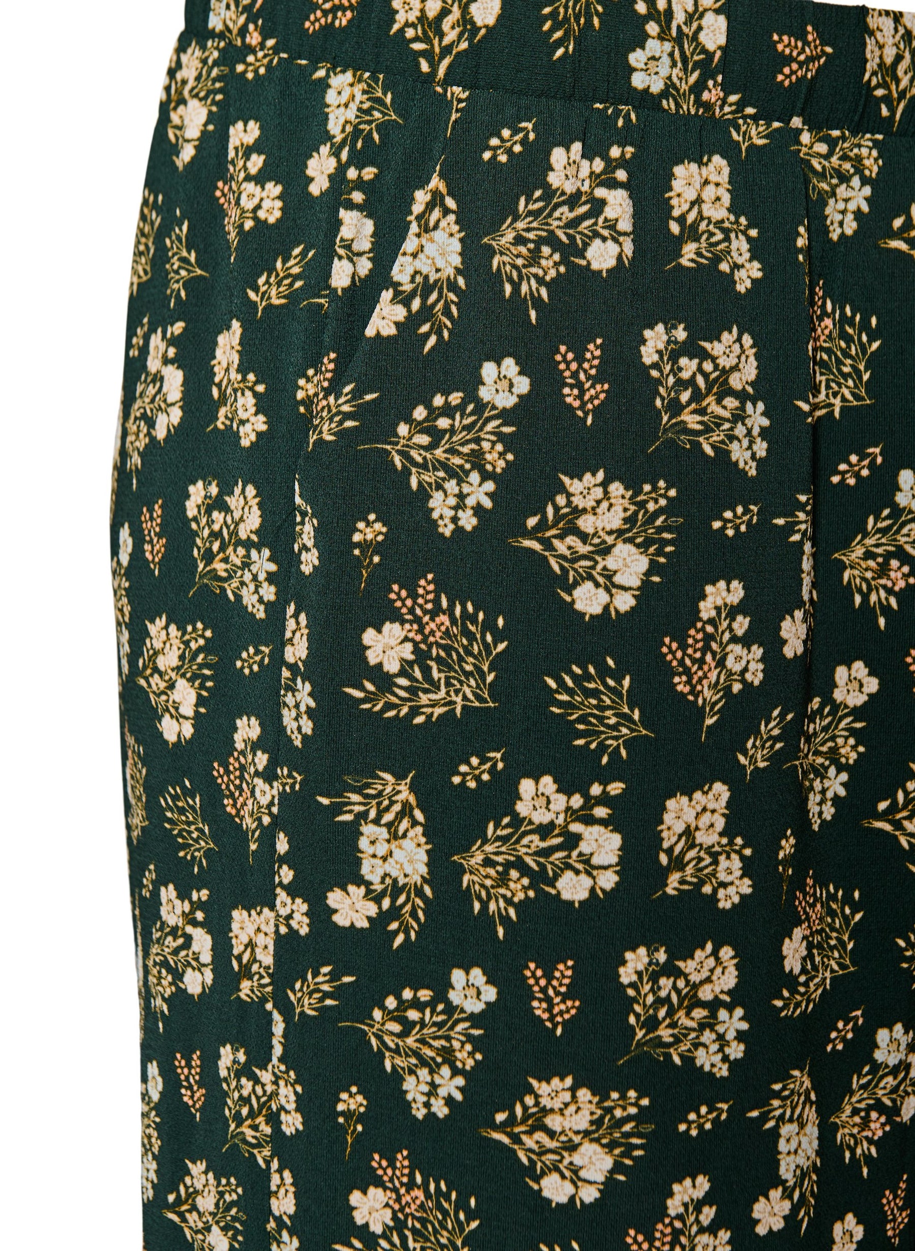 Zizzi Anni Culottes in Green Flower 