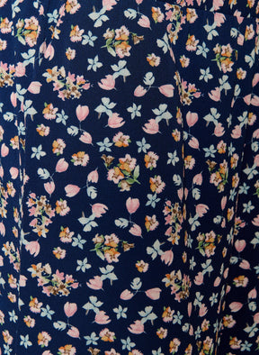 Zizzi Anni Culottes in Peacoat Flower 