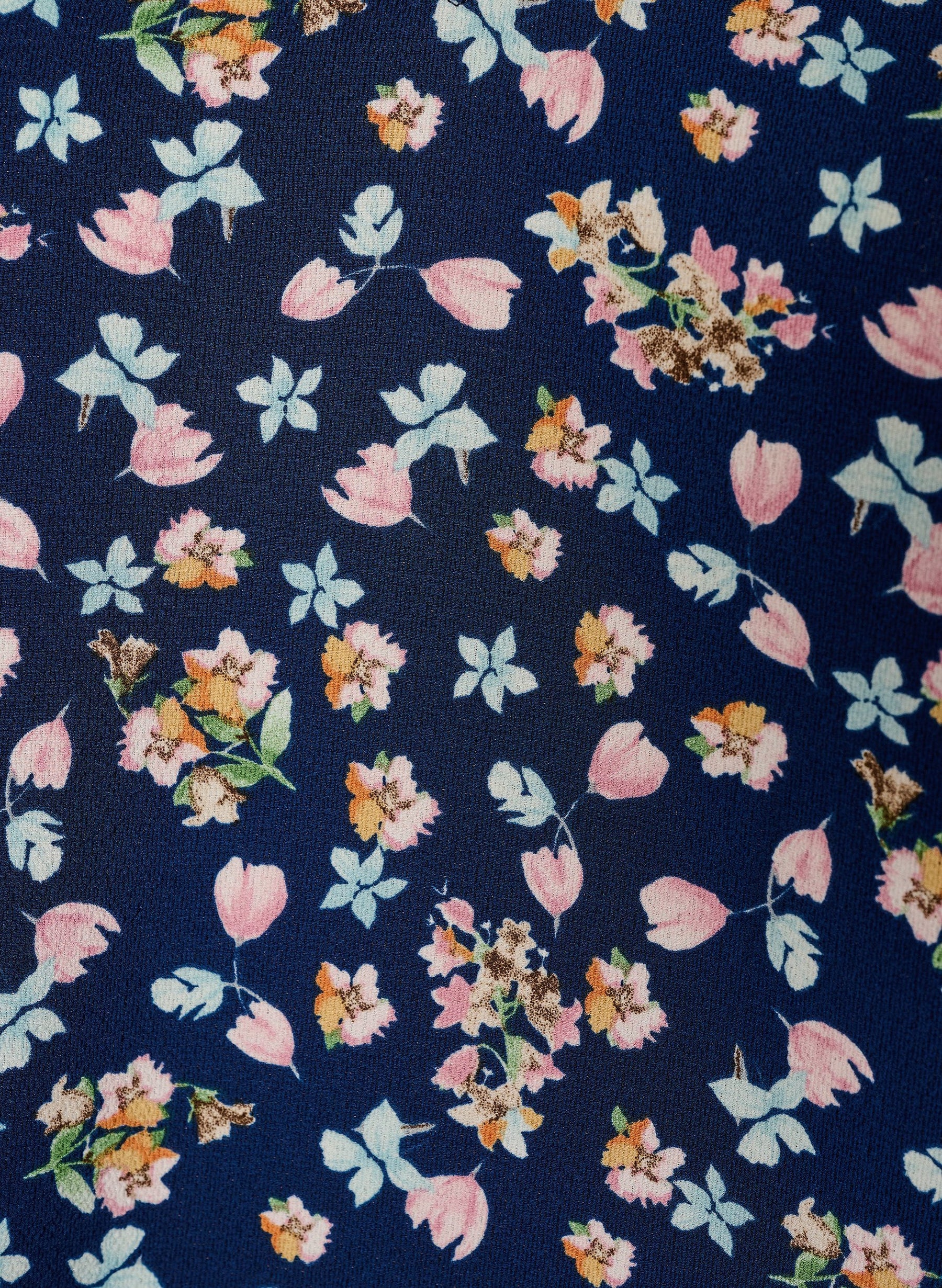 Zizzi Anni Top in Peacoat Flower 