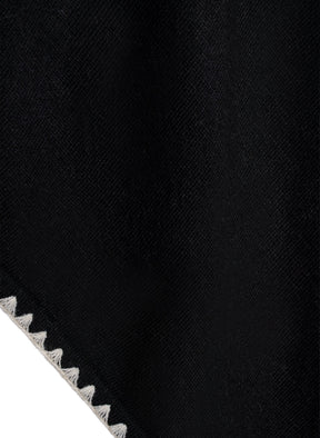 Zizzi Autumn Poncho in Black 