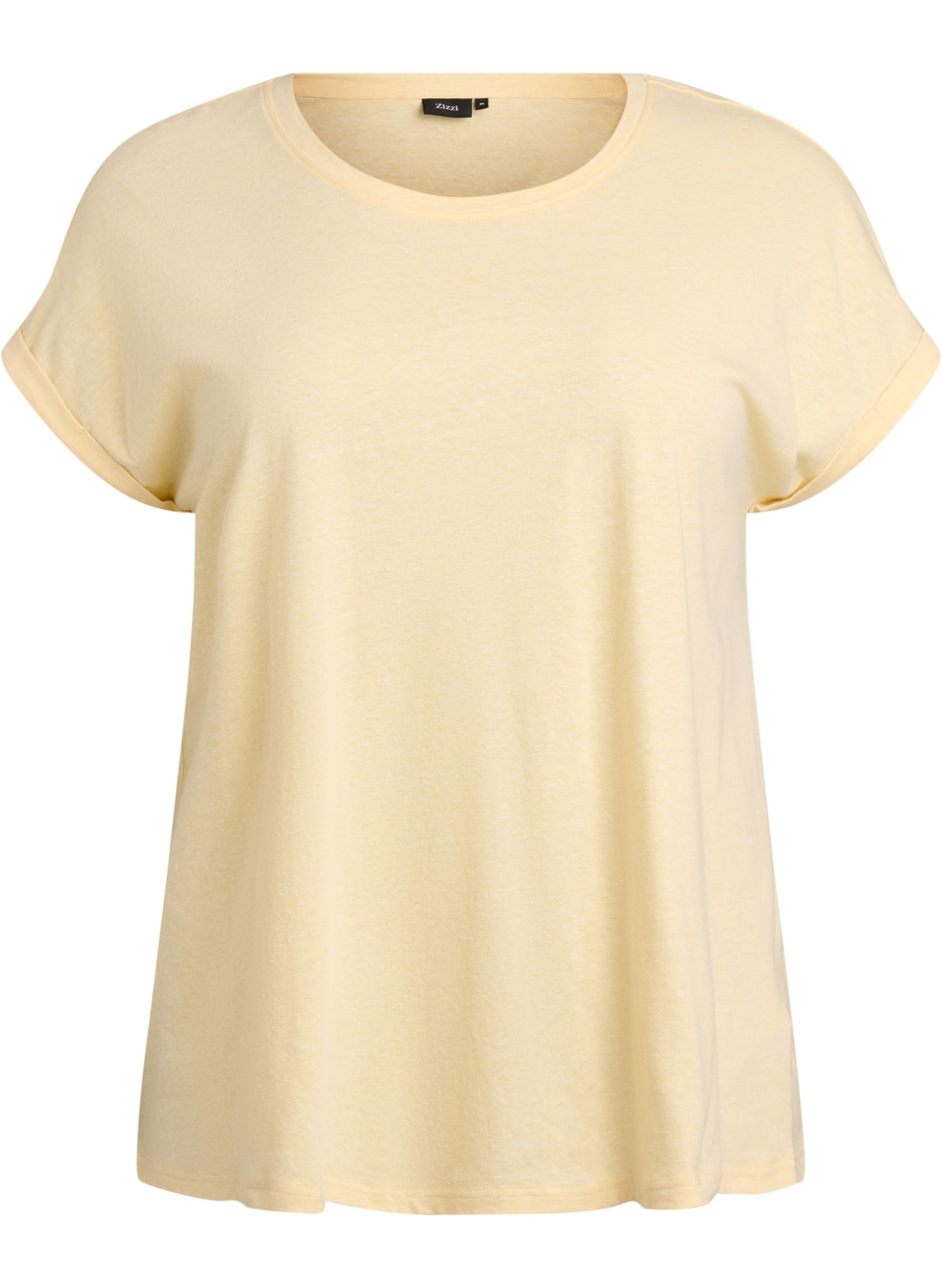 Zizzi Ava T-Shirt in Yellow