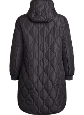 Zizzi Bibi Coat in Black