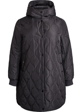 Zizzi Bibi Coat in Black