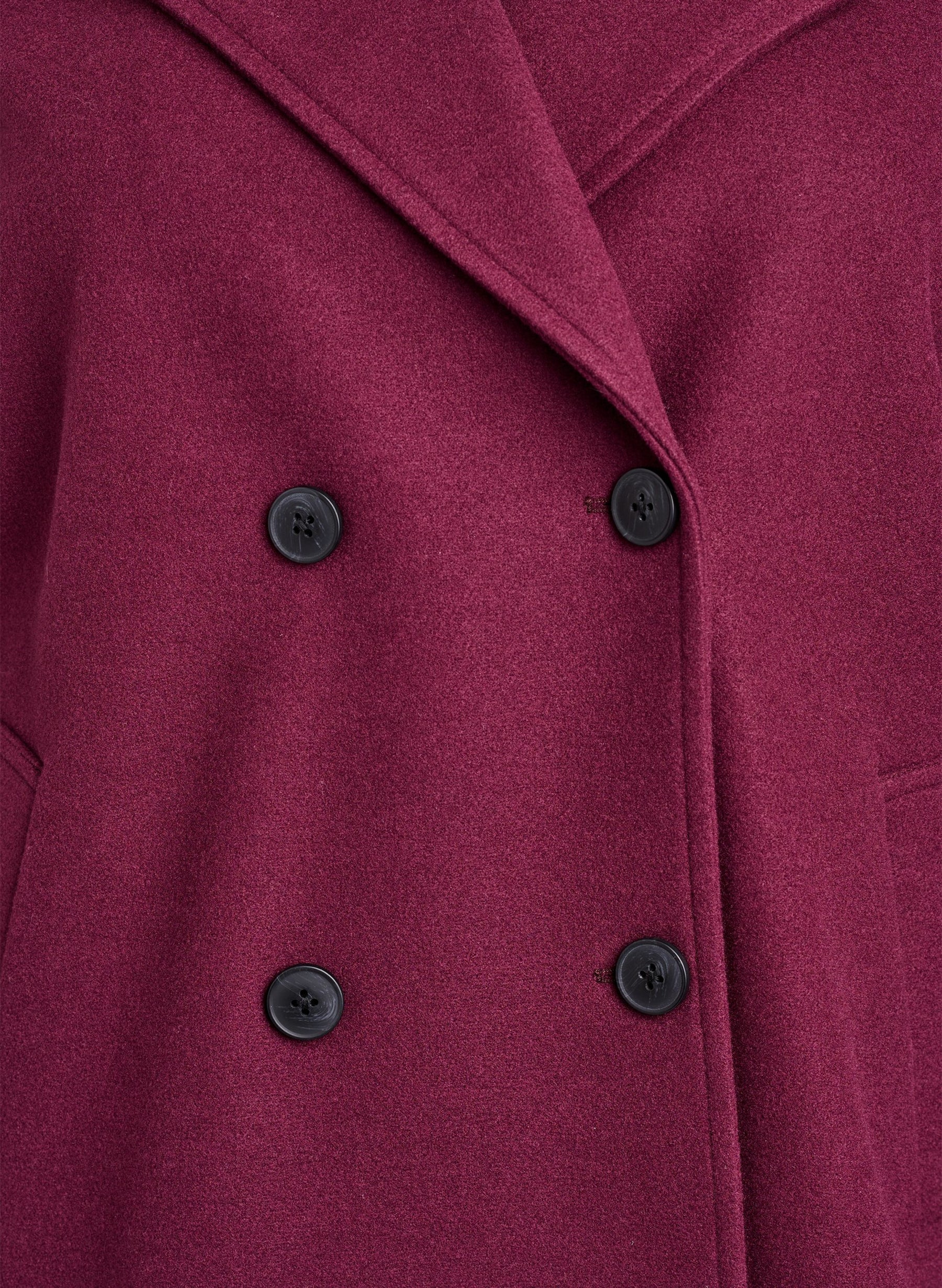 Zizzi Callie Coat in Fig 