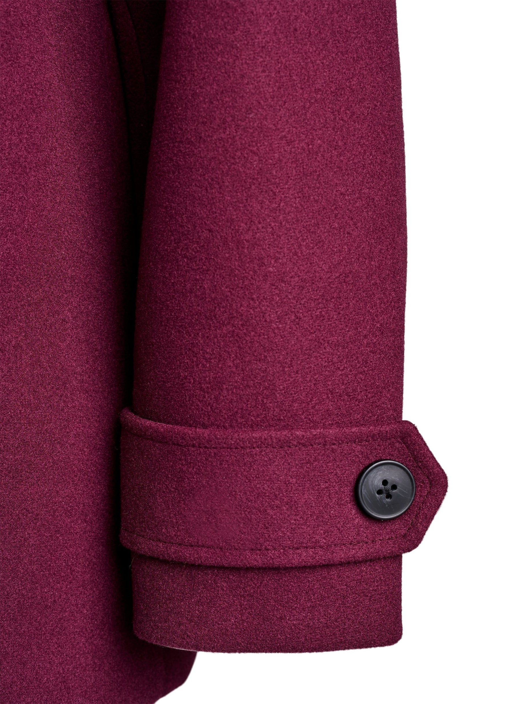 Zizzi Callie Coat in Fig 