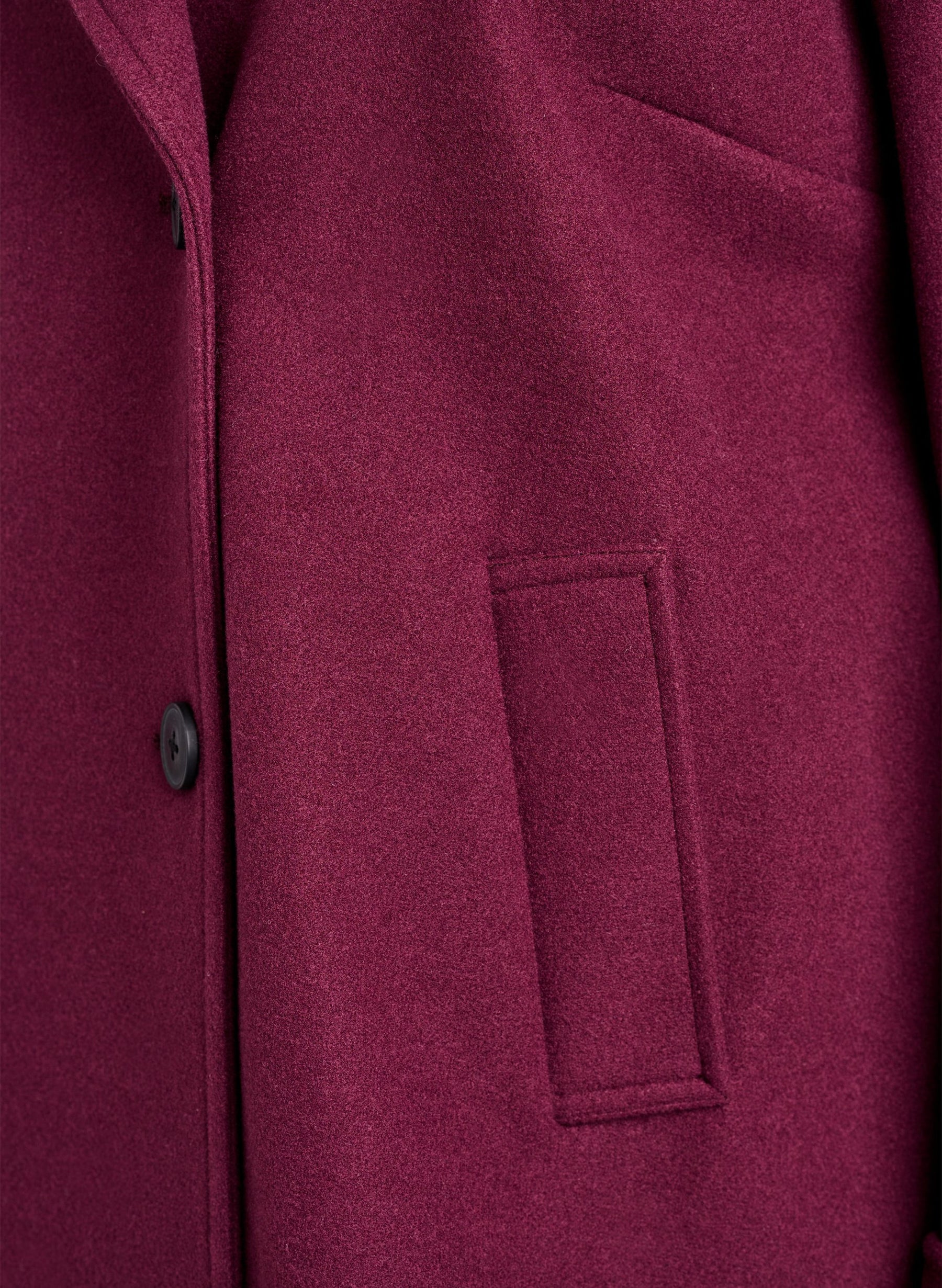 Zizzi Callie Coat in Fig 