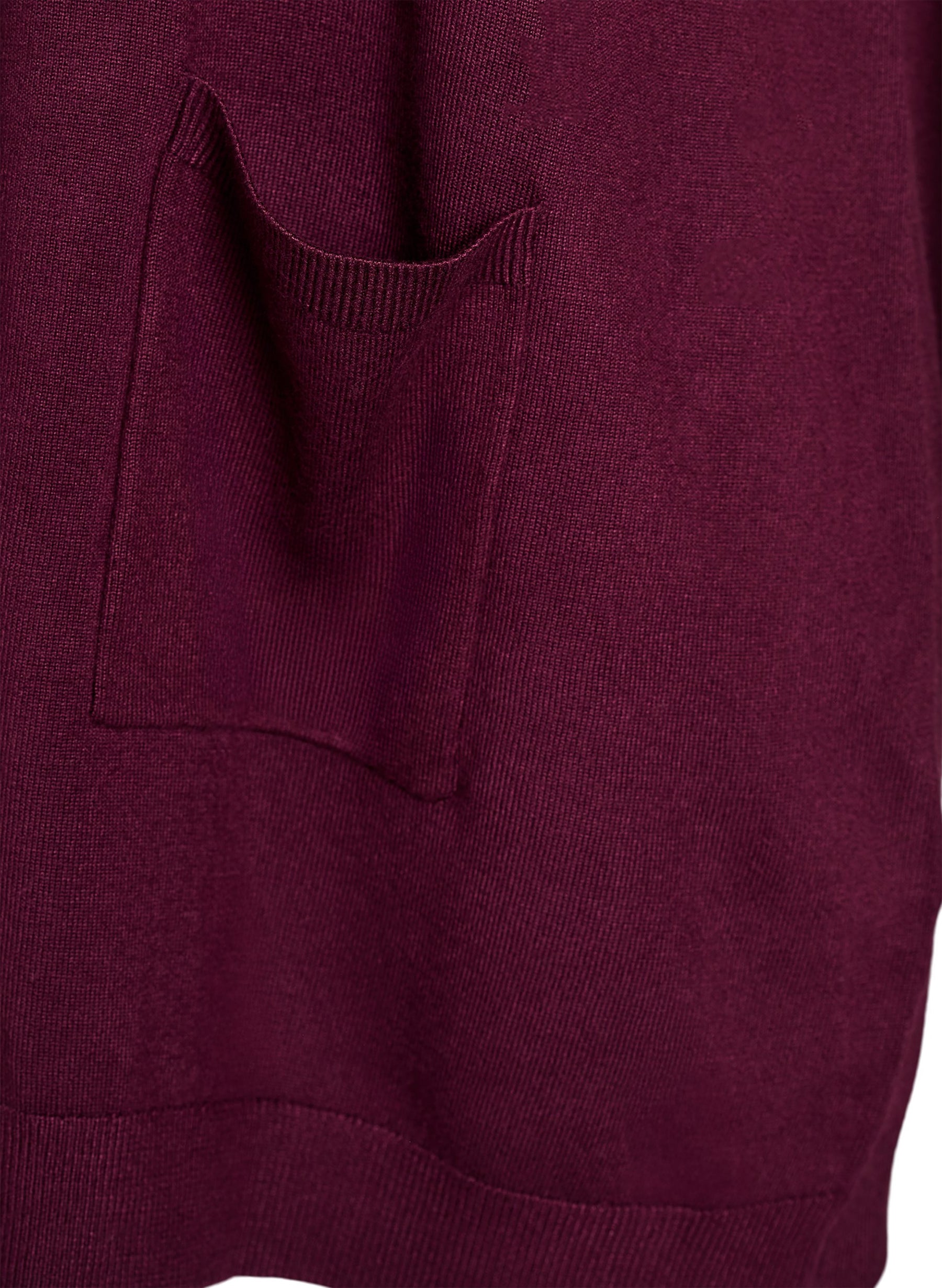 Zizzi Carrie Cardigan in Wine 