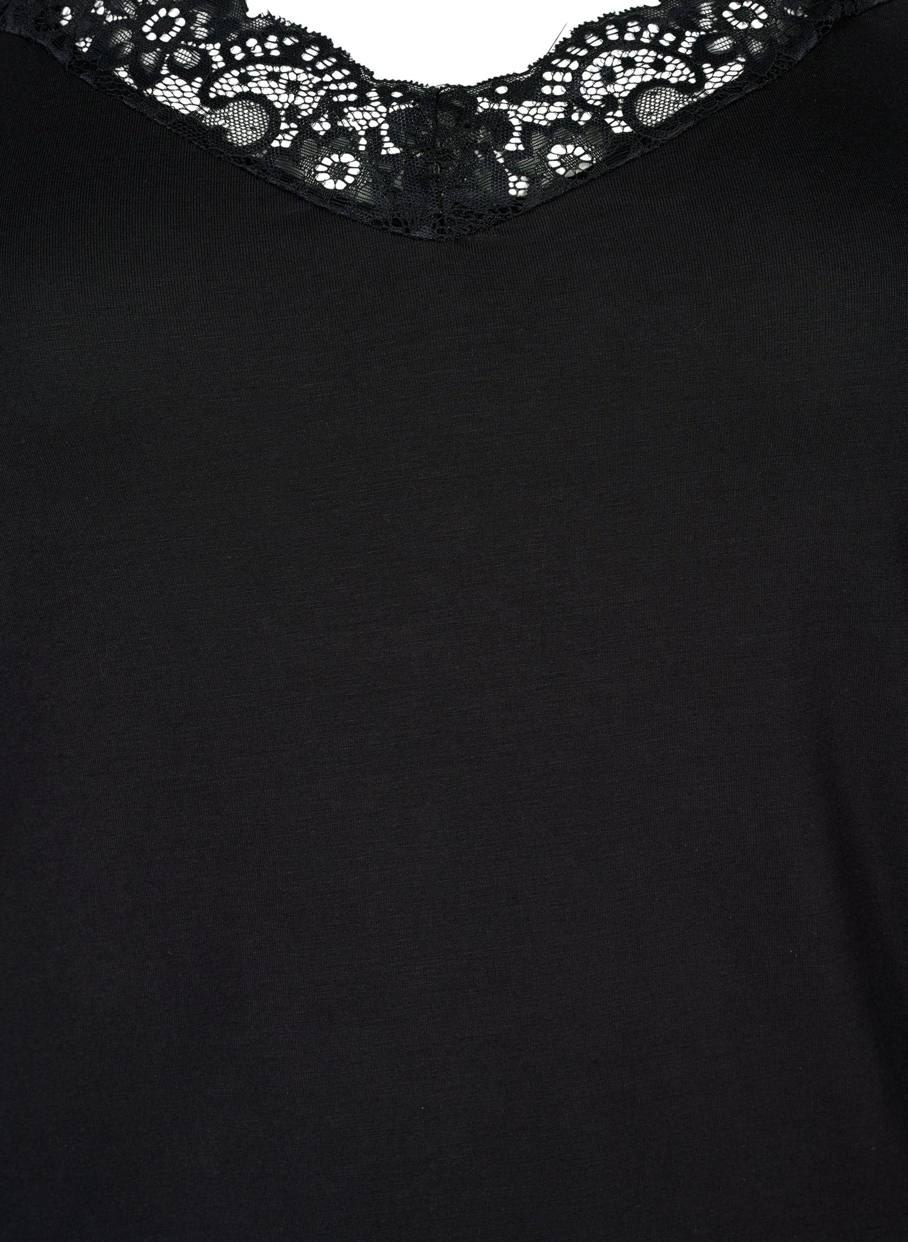 Zizzi Cassie Vest in Black 