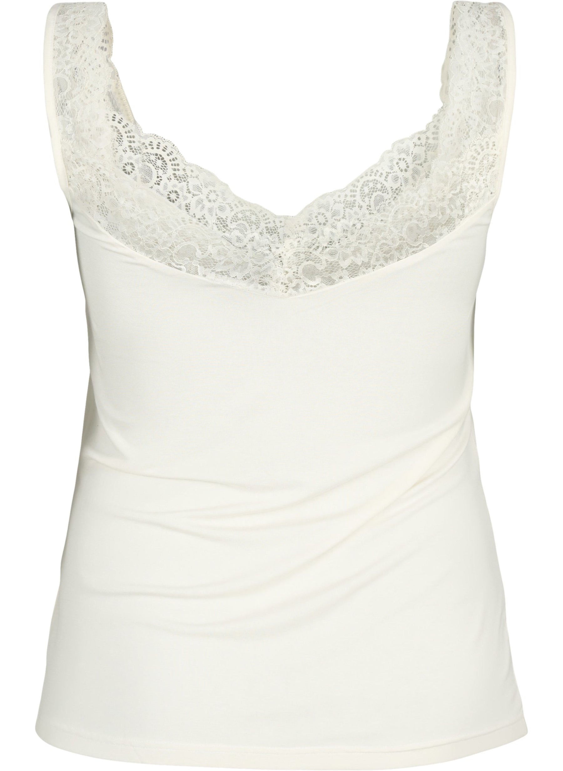 Zizzi Cassie Vest in White 