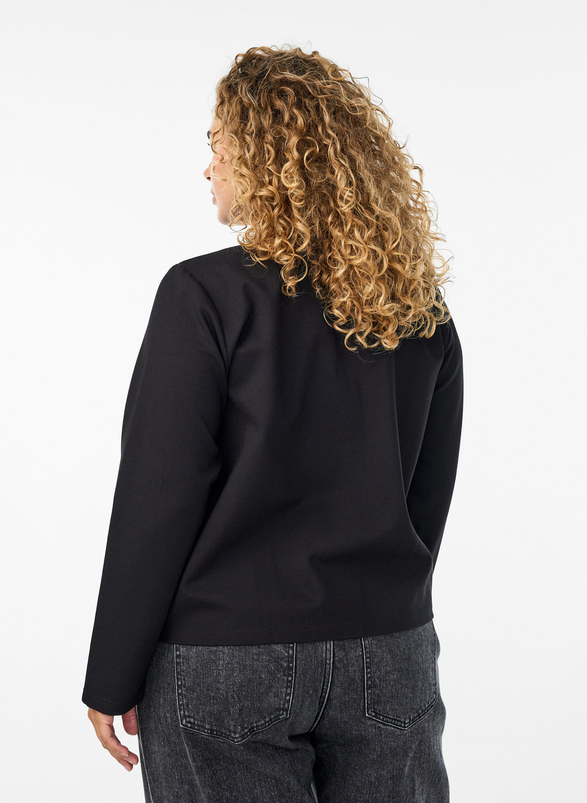 Zizzi Cerise Cardigan in Black
