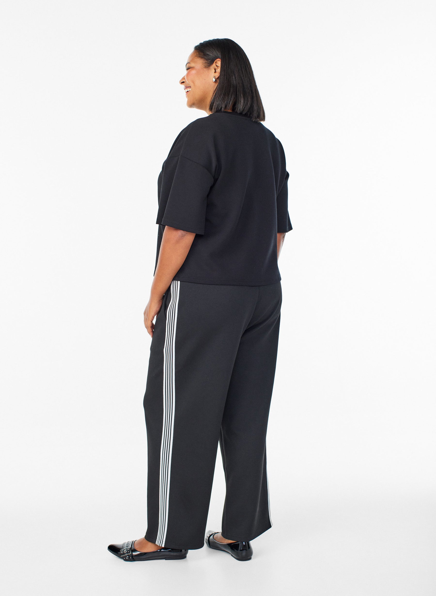Zizzi Cleo Trouser in Black